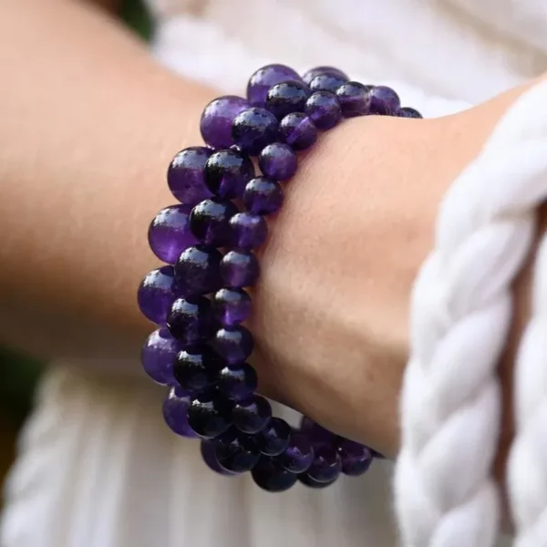 Bracelet Améthyste – La pierre de la spiritualité et de la protection – Image 4