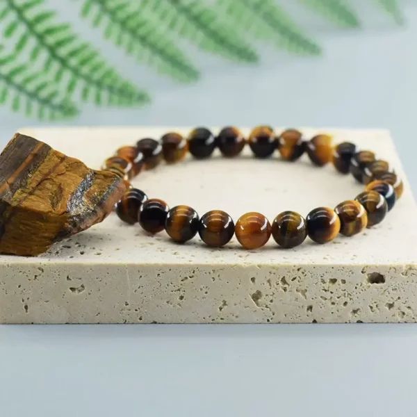 Bracelet L’Œil de Tigre : protection, courage et confiance en soi. – Image 4